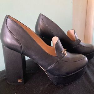 Sam Edelman Black calf leather ‘Aretha’ shoes - never worn, size 9